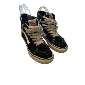 Vans Skateboard Shoe Black Sk8-Hi Hightop Size Men 3.5 / Women 5.0